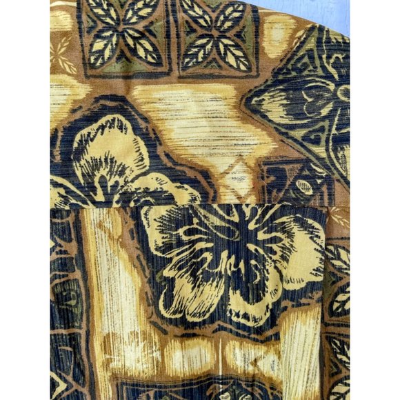 Vintage 1970s Mens Hawaiian button Shirt Aloha Republic Size Large - Picture 6 of 15